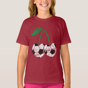 Trendy Soccer-Design-Shirt mit Grunge T-Shirt