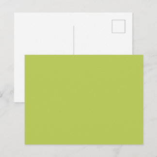 Trendy Soft Chartreuse Postcard Postkarte