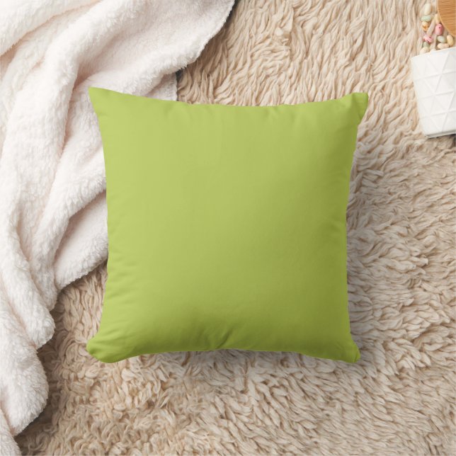 Trendy Soft Chartreuse Throw Pillow Kissen (Decke)