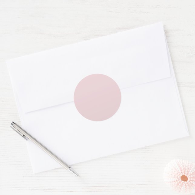 Trendy Soft Pastell Pink - Aufkleber (Umschlag)