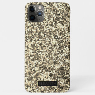 Trendy Sparkling Gold Glitzer, Rahmen - Personalis Case-Mate iPhone Hülle