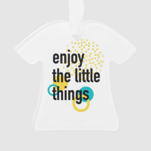 Trendy Spaß glückliches Design Genießen Sie die kl Ornament