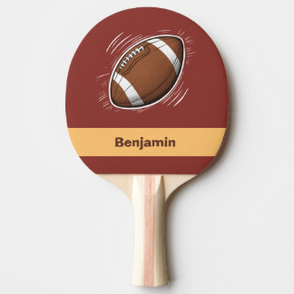 Trendy Sport Boy American Football Personalisiert Tischtennis Schläger