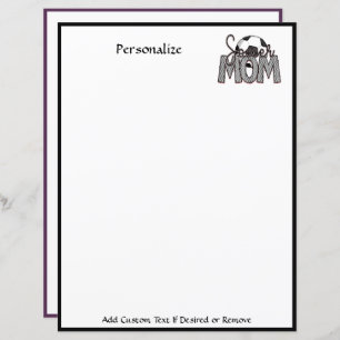 Trendy Sports Soccer Mama Personalisiert