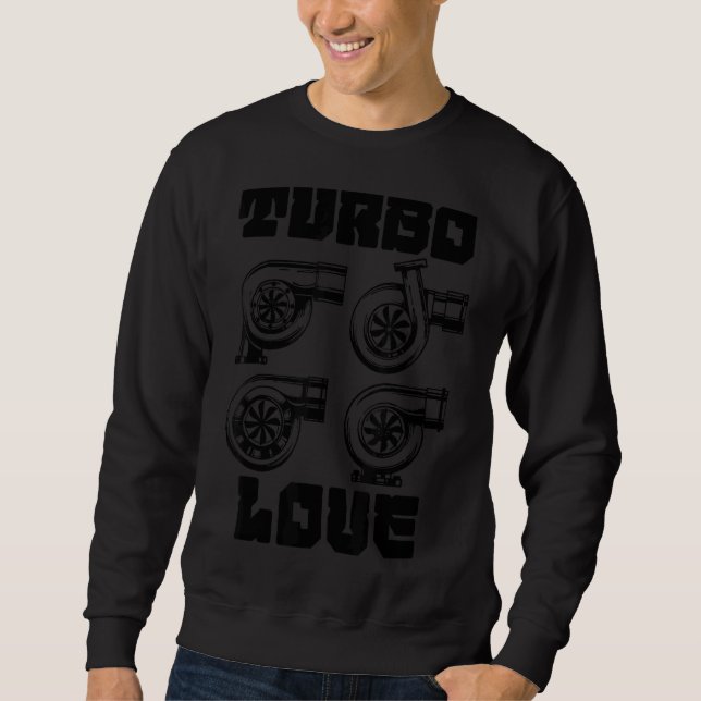 Trendy Statement Tool Turbolader Car Mechanik Sweatshirt (Vorderseite)
