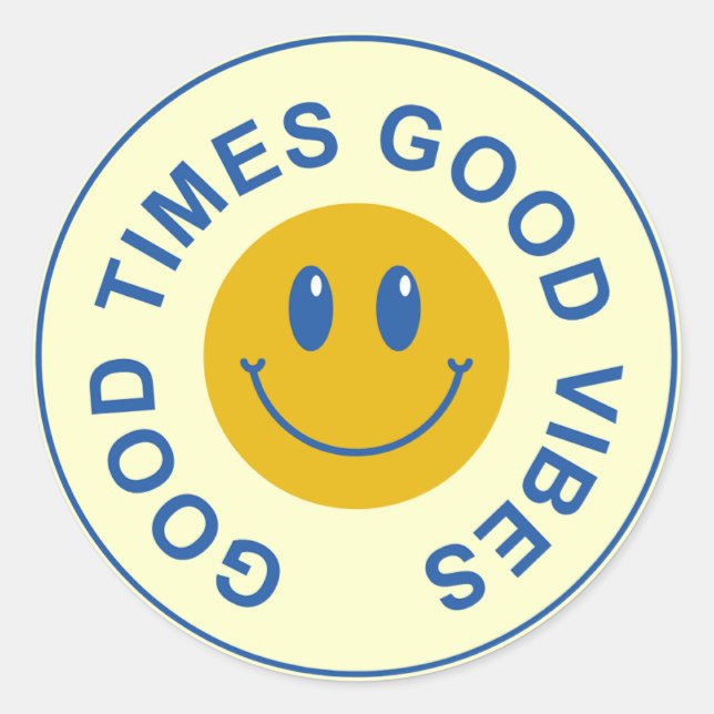 Trendy Sticker (Vorderseite)