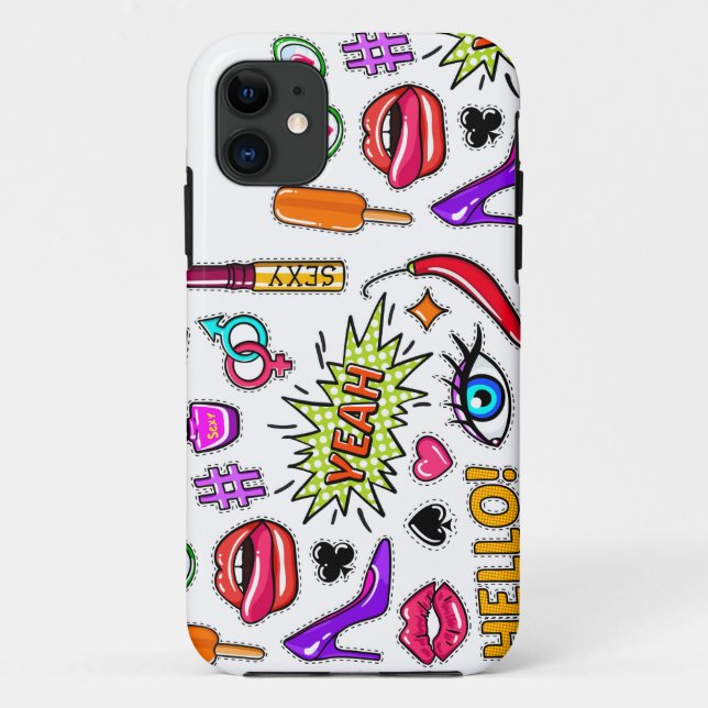 "Trendy Sticker     Case-Mate iPhone Hülle (Rückseite)