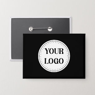 Trendy stilvoll und elegant mit Markenzeichen Button