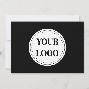 Trendy stilvoll und elegant mit Markenzeichen Einladung