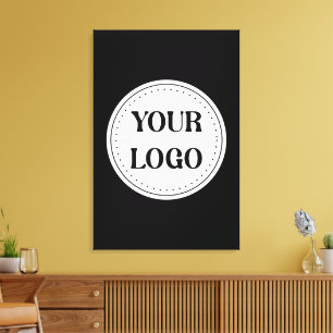 Trendy stilvoll und elegant mit Markenzeichen Leinwanddruck