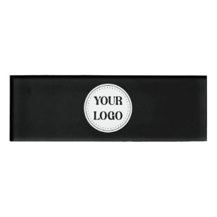 Trendy stilvoll und elegant mit Markenzeichen Namenschild