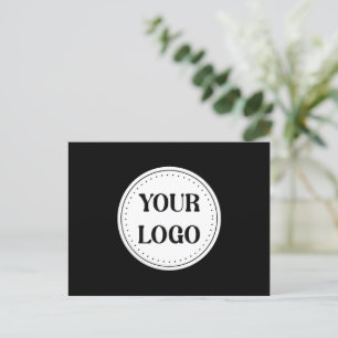 Trendy stilvoll und elegant mit Markenzeichen Postkarte