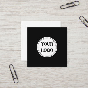 Trendy stilvoll und elegant mit Markenzeichen Quadratische Visitenkarte