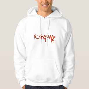 Trendy Streetwear Style weißer Pullover Hoodie