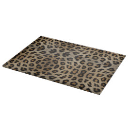 Trendy stylische Leopardenpelzmuster Schneidebrett