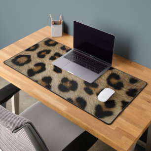 Trendy stylische Leopardenpelzmuster Schreibtischunterlage