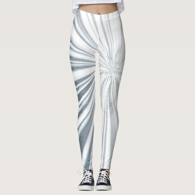 Trendy Stylish Astral Leinwand Design Leggings (Vorderseite)