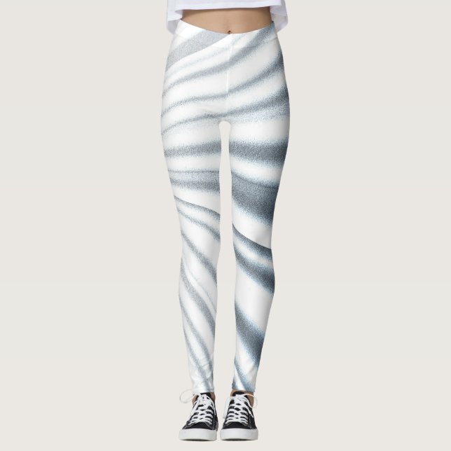 Trendy Stylish Astral Leinwand Design Leggings (Vorderseite)