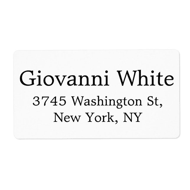 Trendy Stylish Black & White Schlicht Elegante Mod (Vorne)