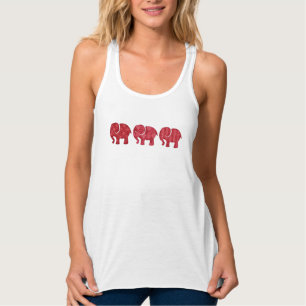 Trendy stylish Girl-Fun Elefanten Tank Top