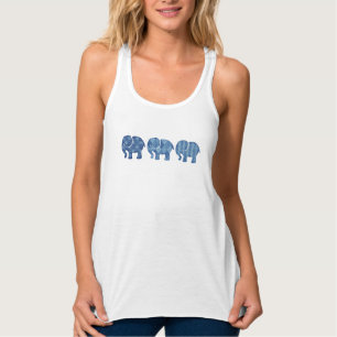Trendy stylish Girl-Fun Elefanten Tank Top