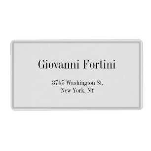 Trendy Stylish Gray Schlicht Elegant Modernes Mini