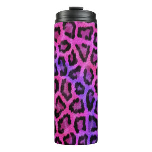 Trendy Stylish Leopard Pattern Thermosbecher
