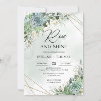Trendy succulents eucalyptus Gold steigt und glänz