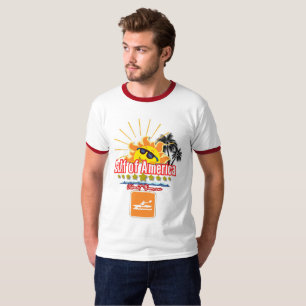 Trendy Summer Design T - Shirt - Lebhaftes Golf Re