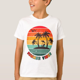 trendy "summer vibes" t-shirt