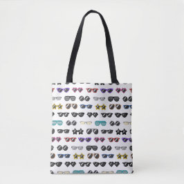 Trendy Sunglasses Pattern Tote Bag - Modisch