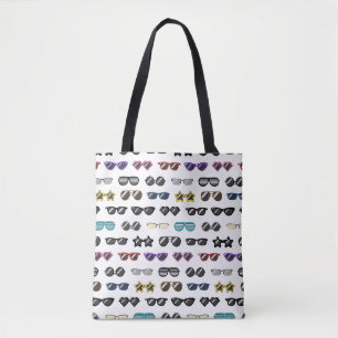Trendy Sunglasses Pattern Tote Bag - Modisch