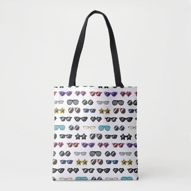 Trendy Sunglasses Pattern Tote Bag - Modisch (Vorderseite)