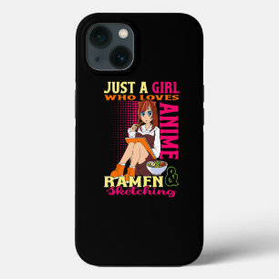Trendy süßes Anime-Ramen-Schüssel Teenager-Mädchen iPhone 13 Hülle