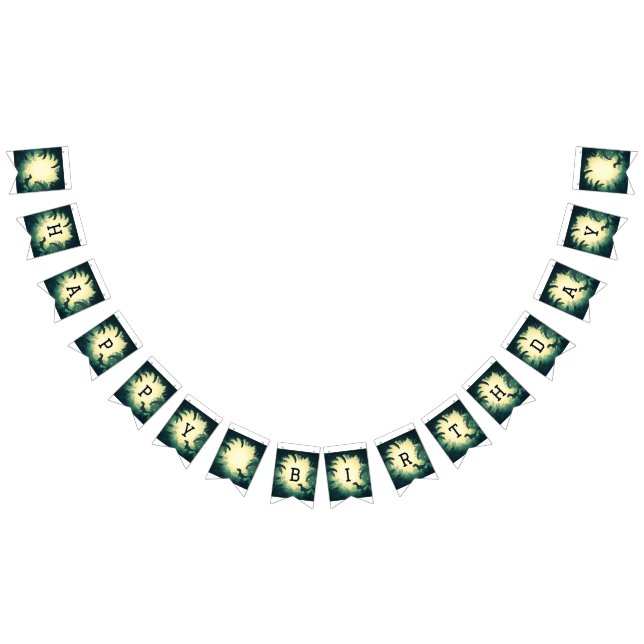 Trendy T-Rex Dinosaur Silhouette Banner (Alle)