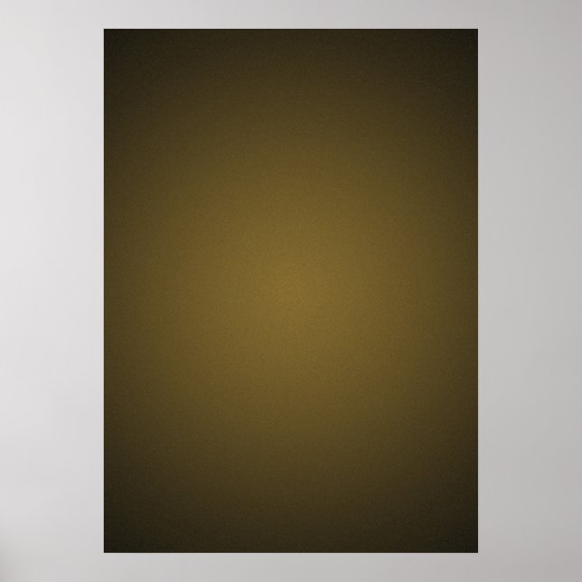 Trendy Tan und Black Grainy Vignette Poster (Vorne)
