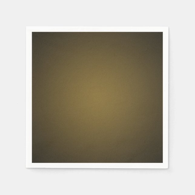 Trendy Tan und Black Grainy Vignette Serviette (Vorderseite)