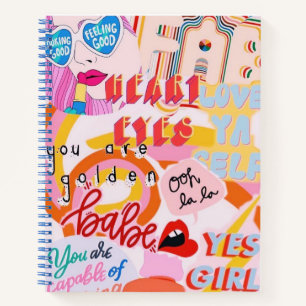 Trendy Teen Journal-Notebook Notizbuch