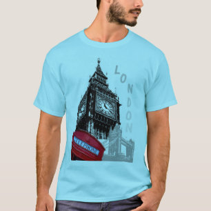 Trendy Template Elegant Moderner Pop Art London T-Shirt