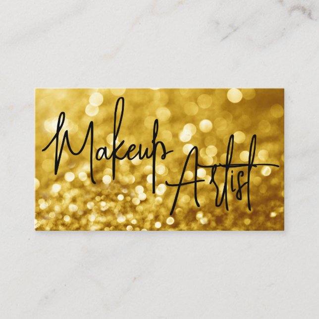 Trendy Trending Makeup Artist Business Cards Visitenkarte (Vorderseite)