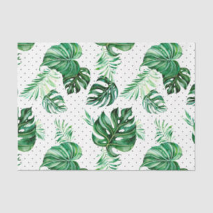 Trendy Tropical Beach Seidenpapier