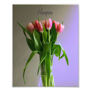 Trendy Tulips V1 Original Blume Foto für sie