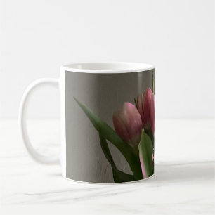 Trendy Tulips V1 Original Blume Foto für sie Kaffeetasse