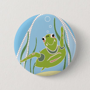 Trendy Turtle Button
