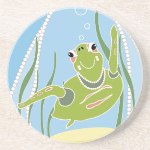 Trendy Turtle Getränkeuntersetzer