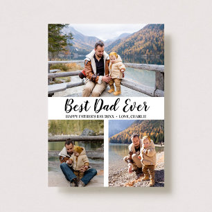 Trendy Typografie 3 Foto Collage Vatertag