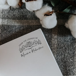 Trendy Typografie botanisch aus der Bibliothek Gummistempel