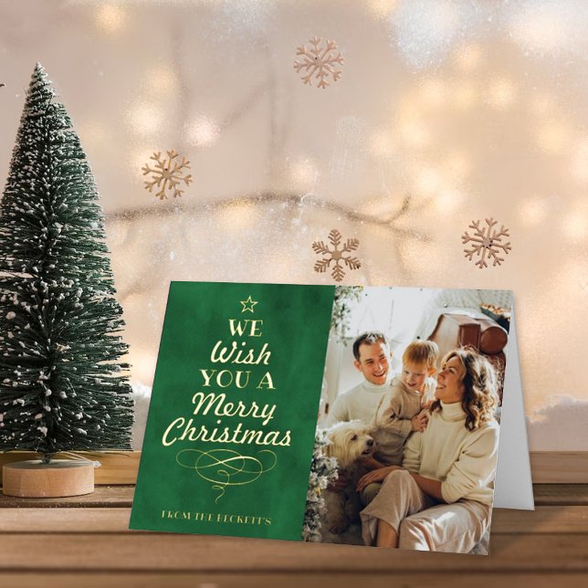 Trendy Typography Christmas Tree Photo Real (Von Creator hochgeladen)