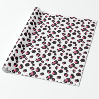 Trendy und glam rosa Leoparden Druck Dschungel