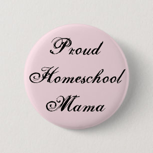 Trendy und Proud Homeschool Mama Button